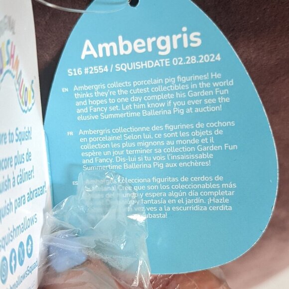 NWT HTF 16" Ambergris Halloween Goblin King Squishmallows Crown Horns Fuzzy NEW - Picture 11 of 12